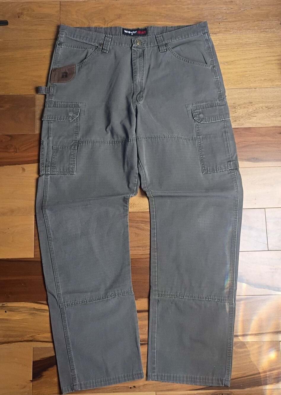 Wrangler RIGGS Workwear Ripstop Ranger Cargo Pants Gray 38x36 - Picture 2 of 7